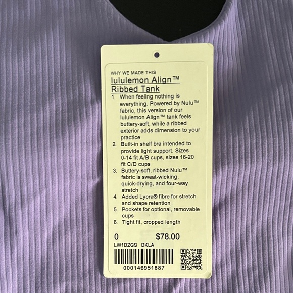 Lululemon Align Ribbed Tank - Picture 4 of 4